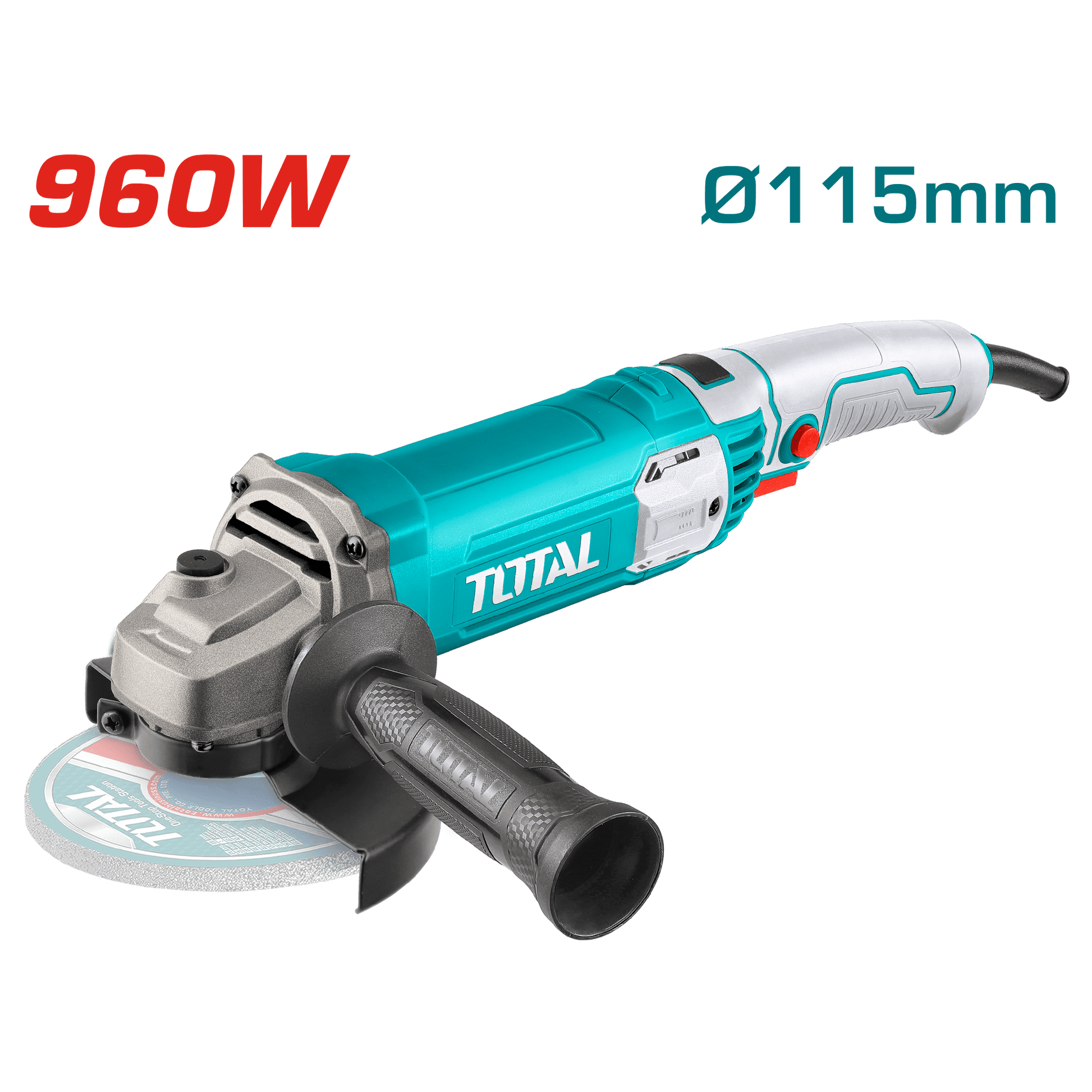 Total Grinder Total 4.5"/115mm Angle Grinder 960W - TG10911576