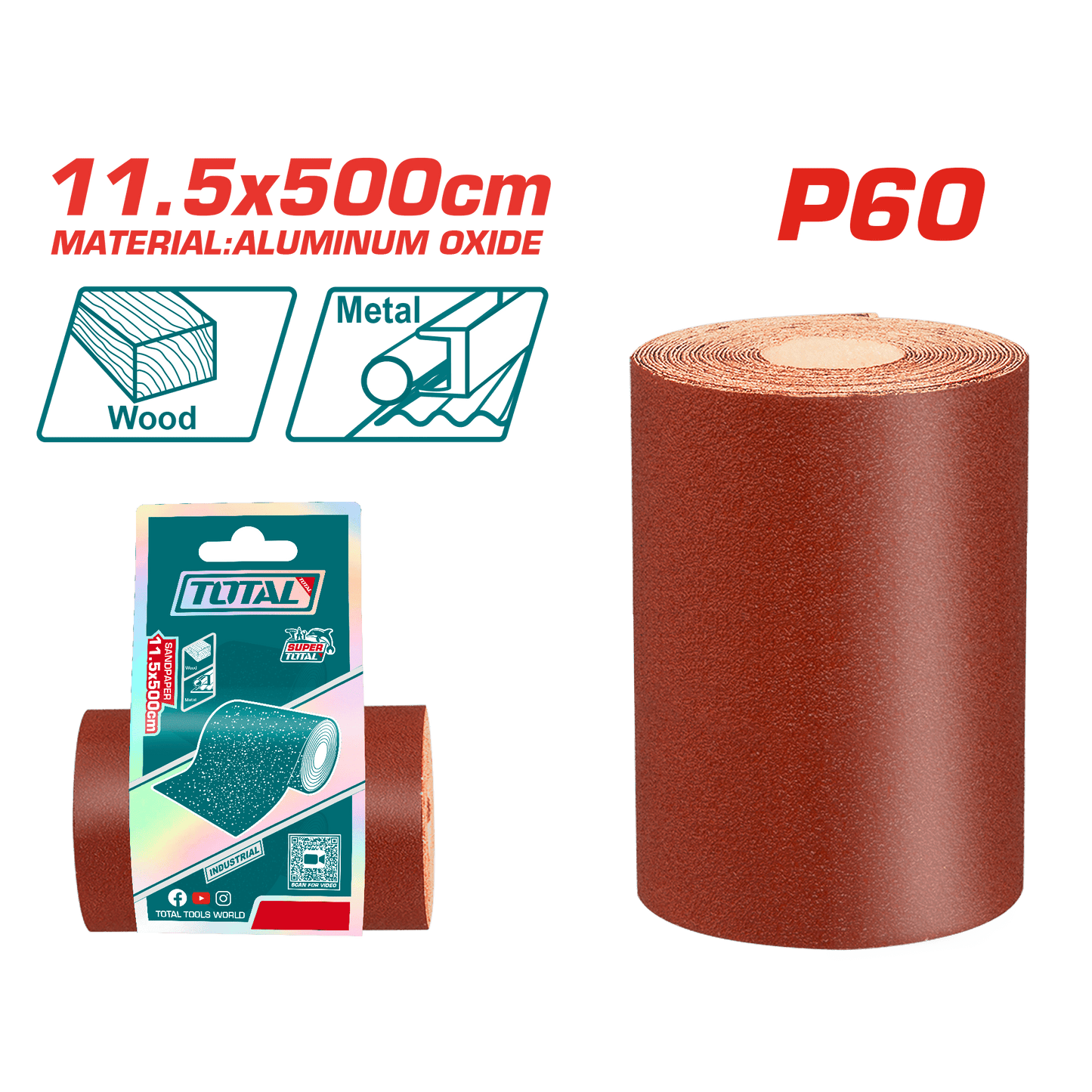 Total Sander Total Sand Paper - P60, P150, P180, P240